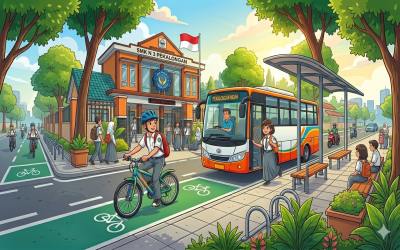 Tingkatkan Kebugaran dan Kepedulian Lingkungan, SMK Negeri 3 Pekalongan Galakkan Gerakan Bersepeda ke Sekolah